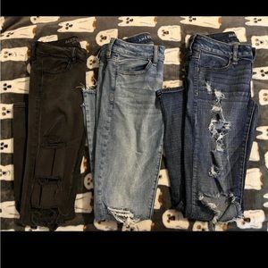 American Eagle jeans bundle size 4
